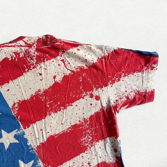 Round Two Vintage Melrose Vintage American Flag Tee - Picture 7 of 8